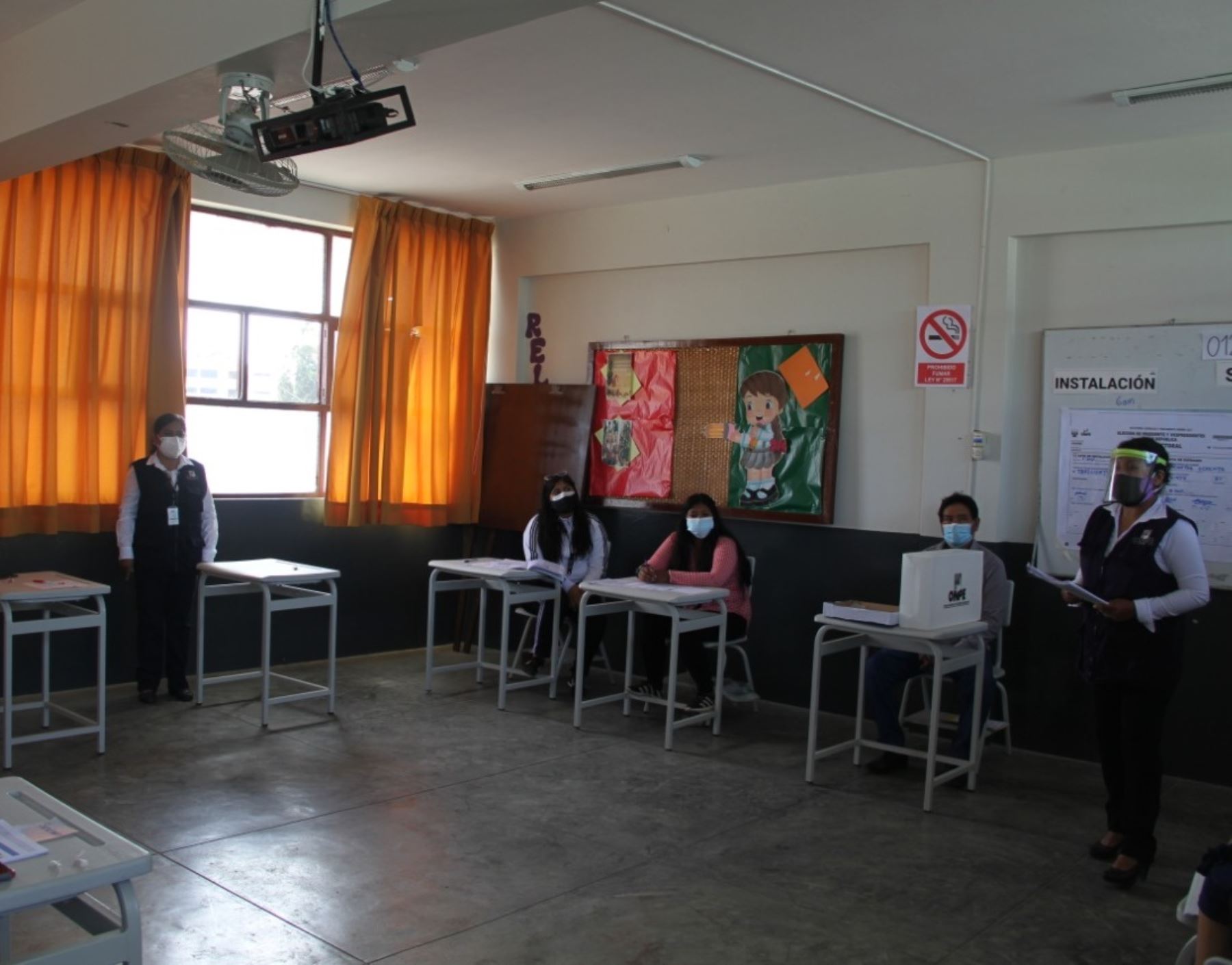 A las 6:17 horas se instaló primera mesa de votación en la provincia de Pallasca, en el ámbito de la ODPE Santa, en Áncash.