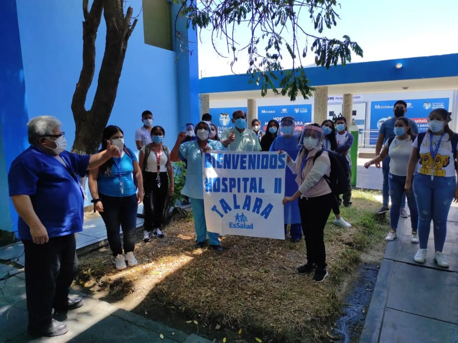 EsSalud ncrementa el personal de salud en Hospital de Talara para enfrentar la pandemia de covid-19 en dicha provincia piurana.
