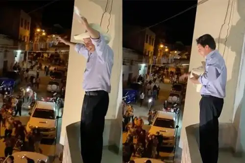 El aspirante al sillón presidencial Pedro Castillo obtuvo el 16.1 % de los votos de acuerdo con el flash a boca de urna de América TV/Ipsos Perú. Foto: Captura TV.