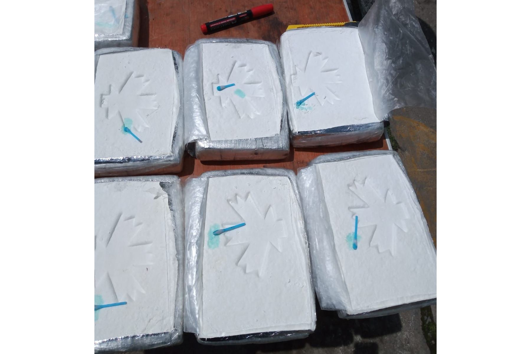 Dos presuntas integrantes de la organización criminal Los arce de la cocaína del Vraem fueron detenidas con 28 kilos de droga. Foto: ANDINA/Cortesía Pedro Tinoco