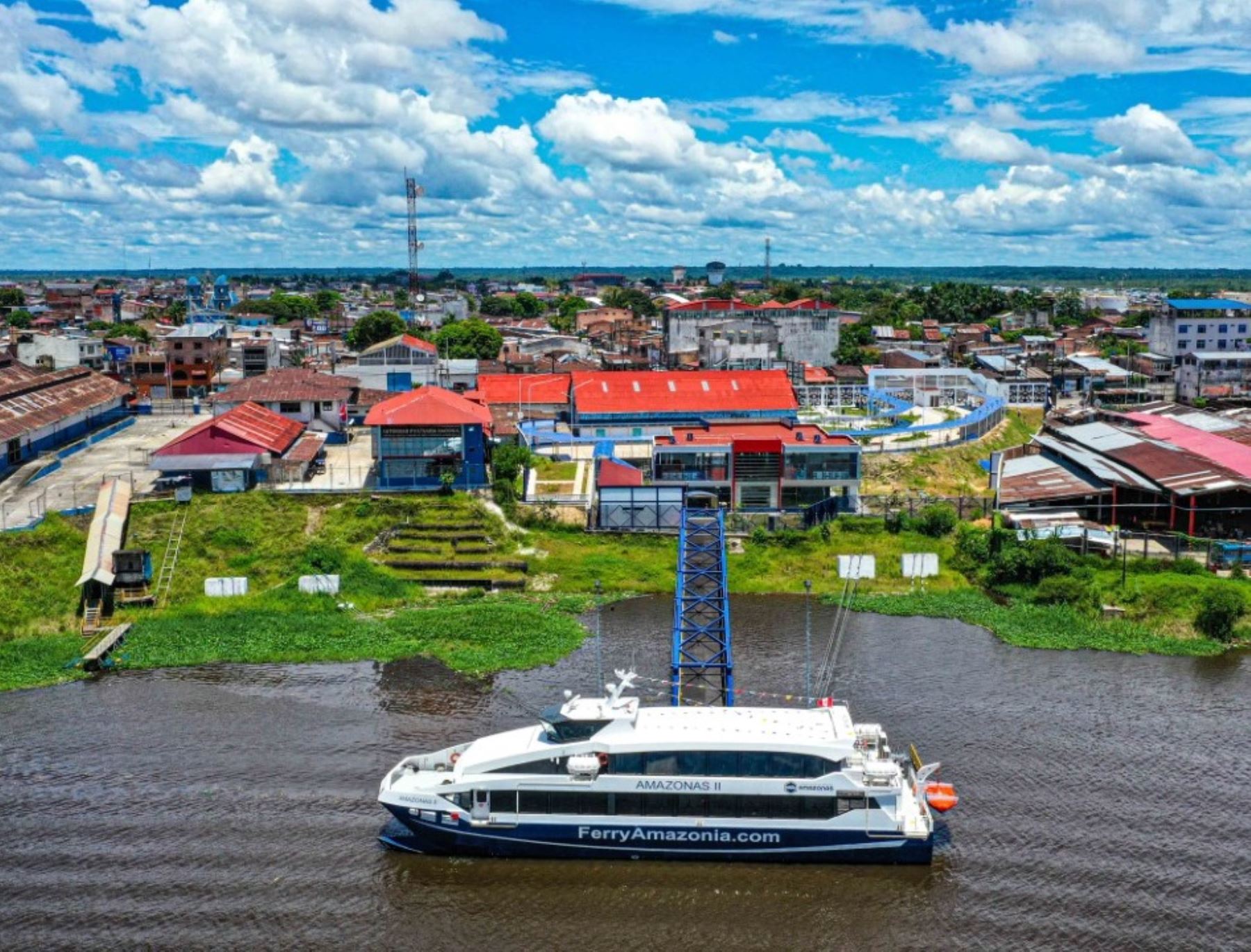 Nuevo ferry Amazonas II se prepara para iniciar servicio de transporte fluvial de pasajeros en Loreto, informó el MTC.