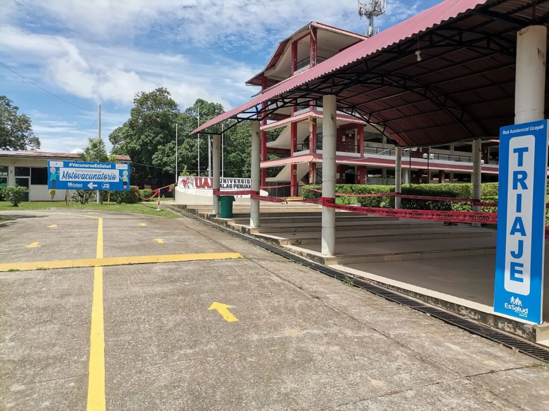 Pucallpa: EsSalud pondrá puntos de vacunación en sede de universidad privada.