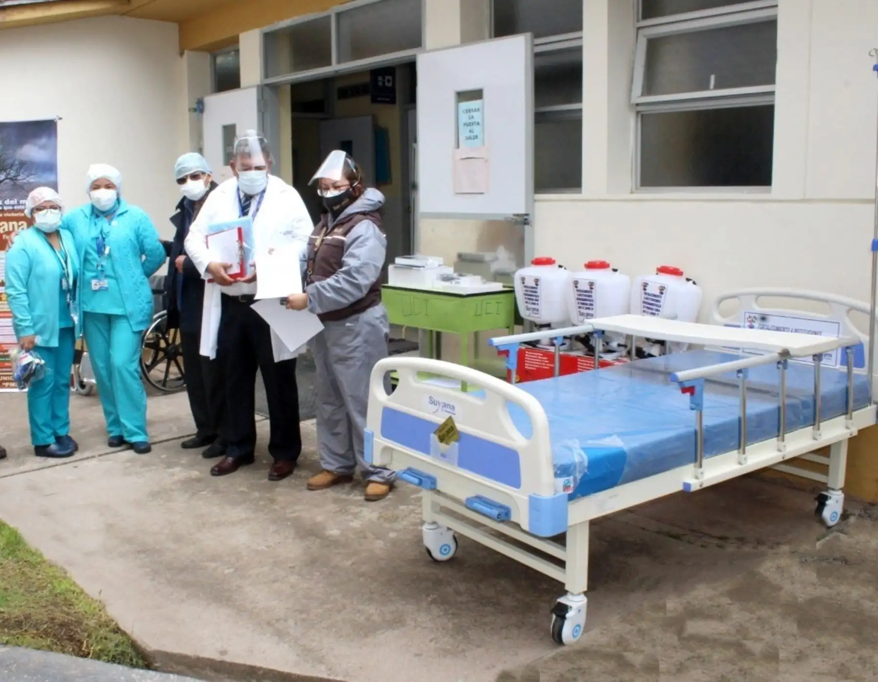 Fundación Suyana dona camas hospitalarias y equipos médicos a Hospital Regional de Cusco para mejorar atención de pacientes covid-19. ANDINA/Difusión