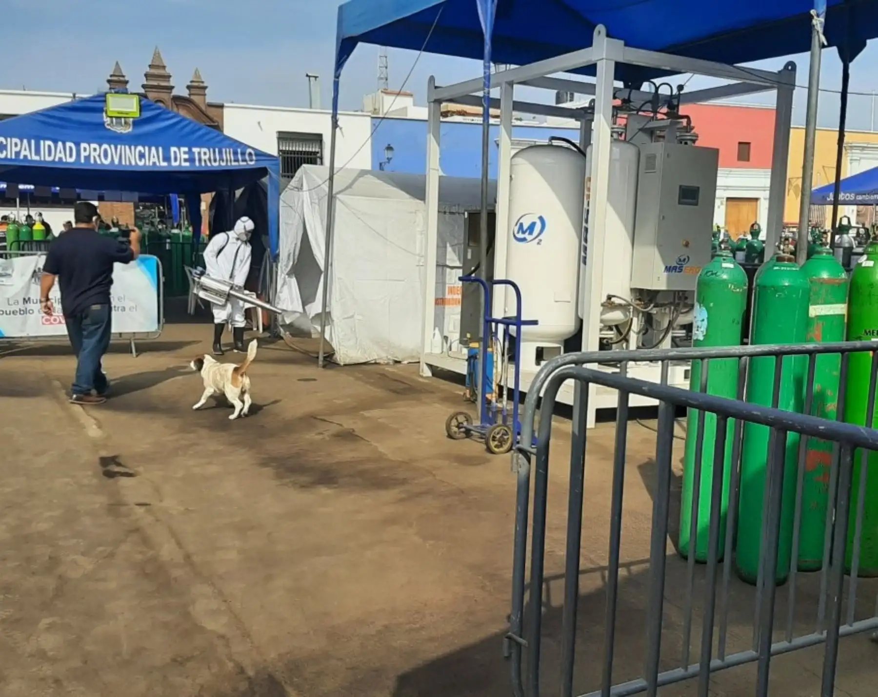 La Municipalidad de Trujillo anunció que adquirirá una tercera planta de oxígeno medicinal para atender la creciente demanda de este insumo por el incremento de casos de covid-19. ANDINA/Difusión