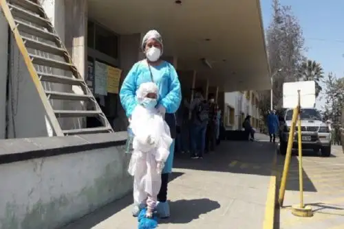 La pequeña Valentina ya fue dada de alta y retornó a su domicilio para continuar con su recuperación.