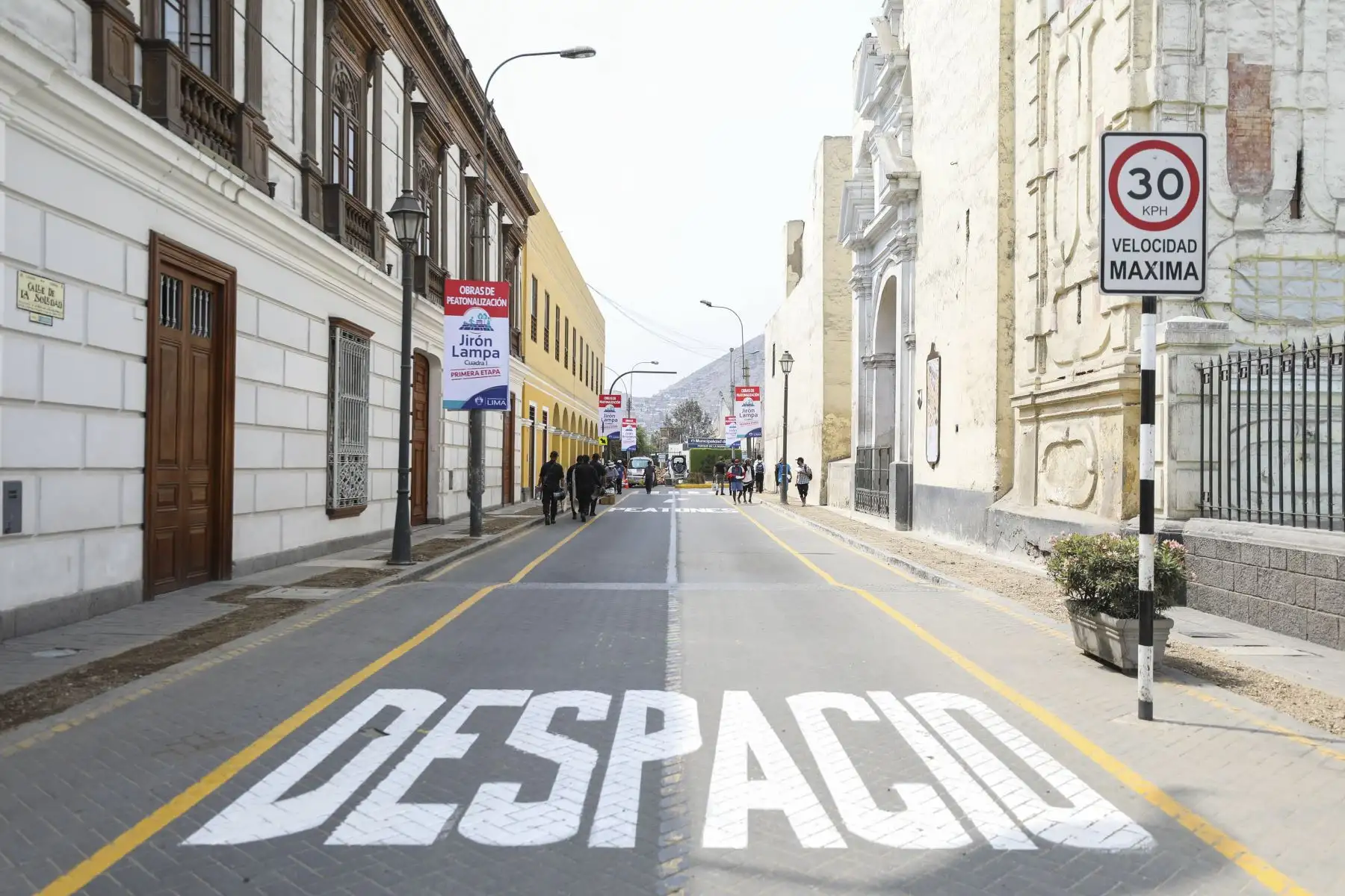 Municipalidad de Lima presentó plan de desvío por trabajos de peatonalización del Centro Histórico de Lima. Foto: ANDINA/Municipalidad de Lima