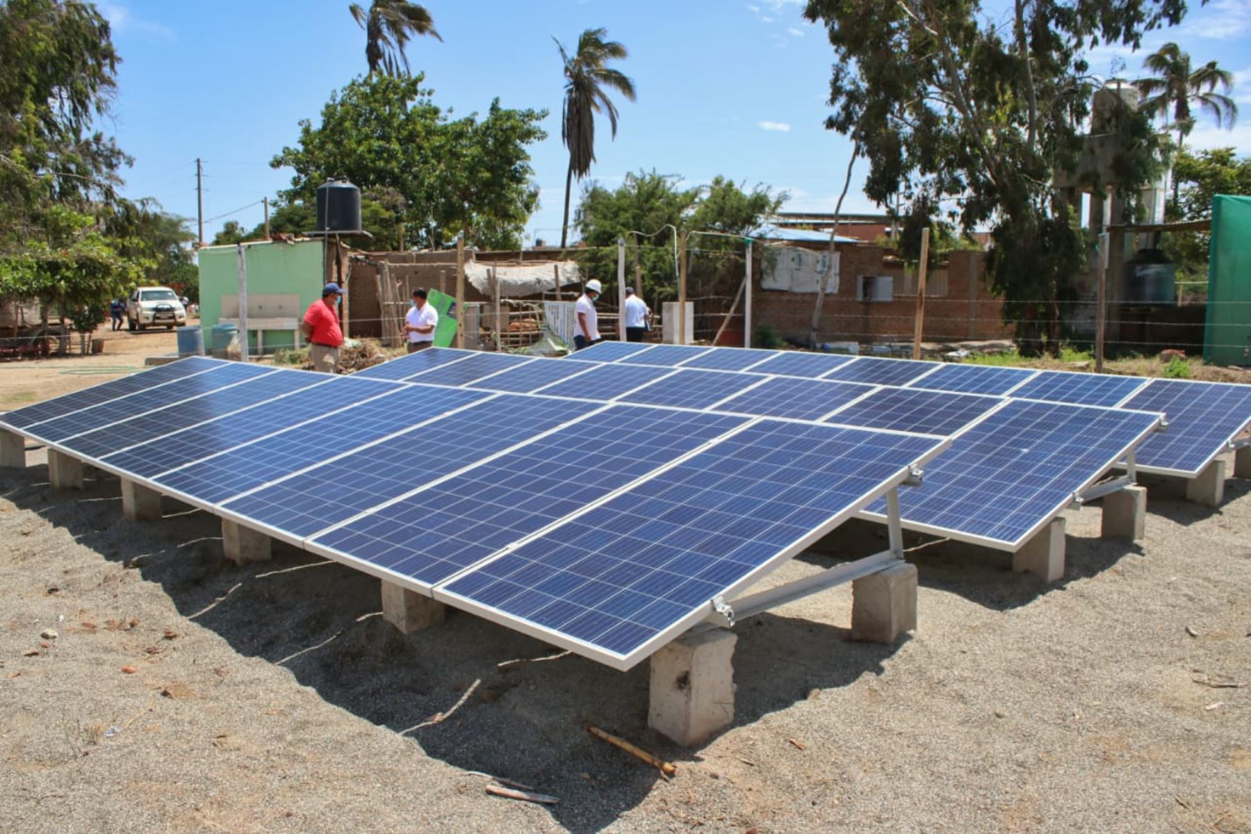 Paneles para captar la energía solar. ANDINA/Difusión