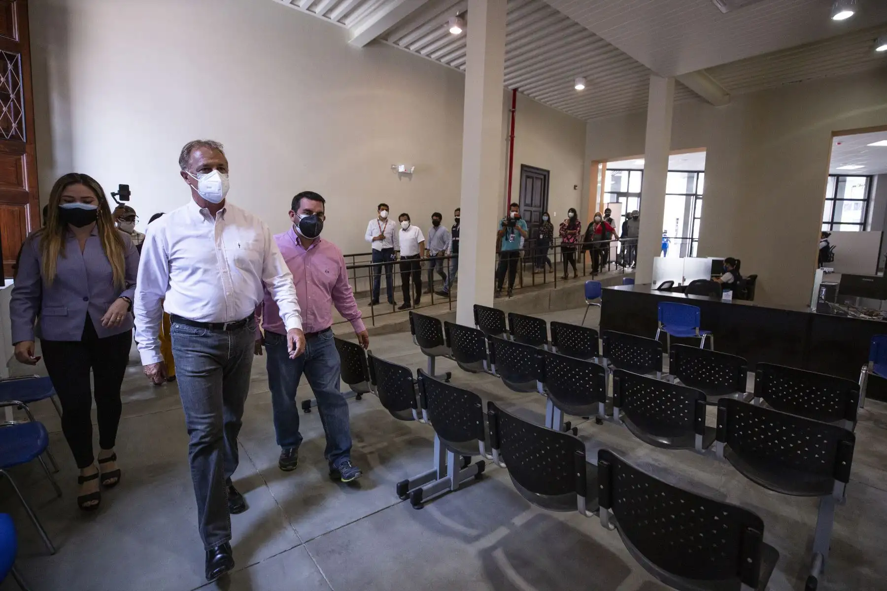 El alcalde de Lima, Jorge Muñoz, presentó el remodelado Hospicio Bartolome Manrique. Foto: ANDINA/Municipalidad de Lima