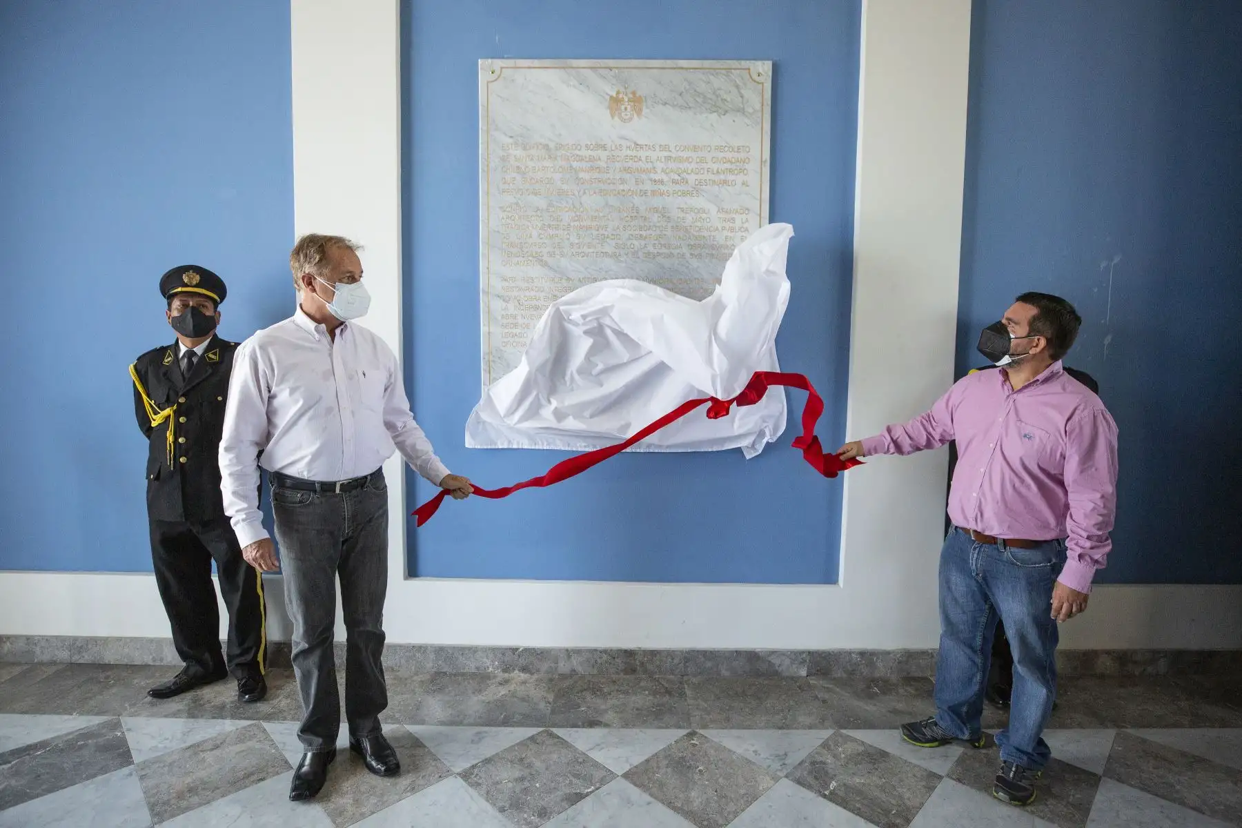 El alcalde de Lima, Jorge Muñoz, presentó el remodelado Hospicio Bartolomé Manrique. Foto: ANDINA/Municipalidad de Lima