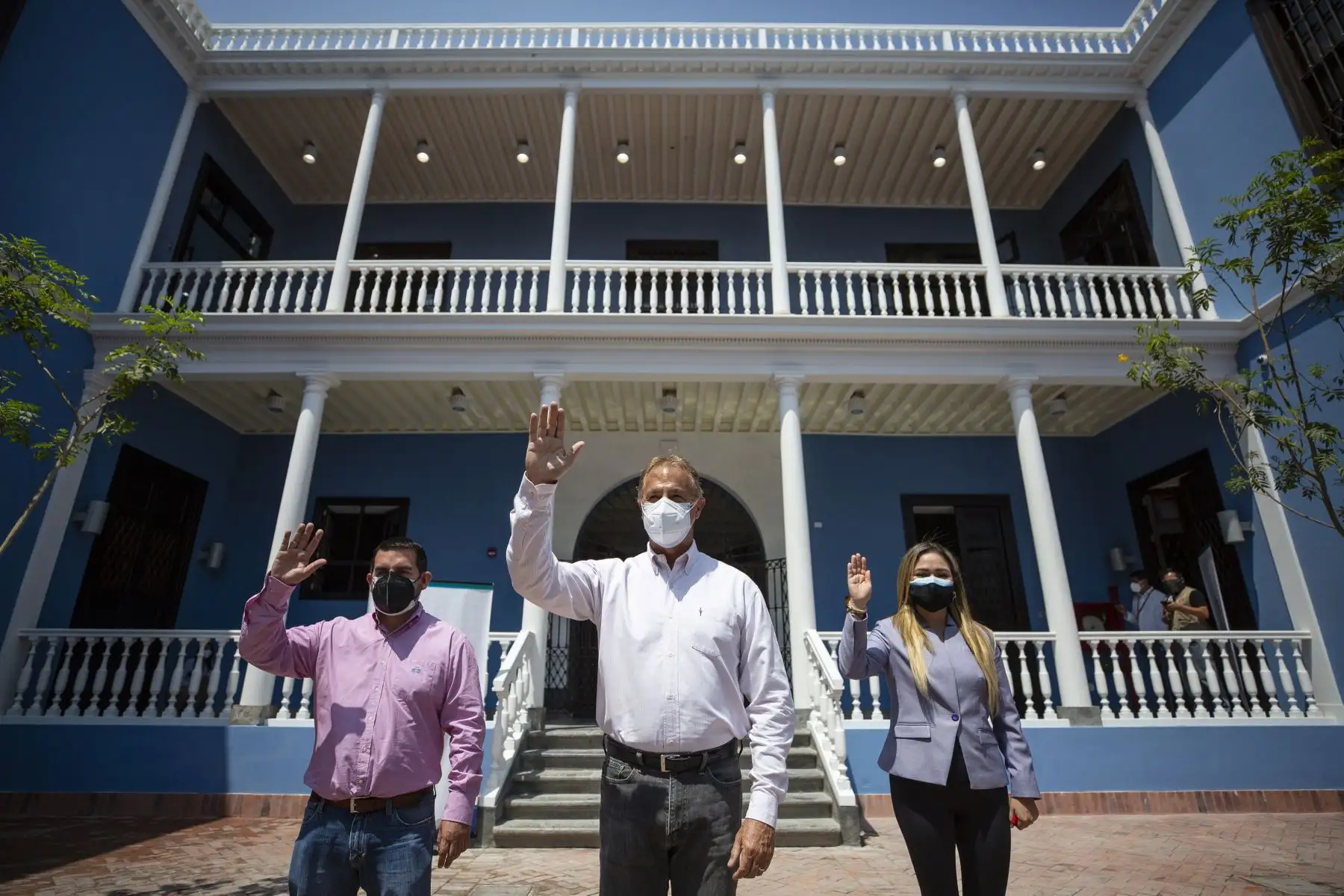 El alcalde de Lima, Jorge Muñoz, presentó el remodelado Hospicio Bartolomé Manrique. Foto: ANDINA/Municipalidad de Lima