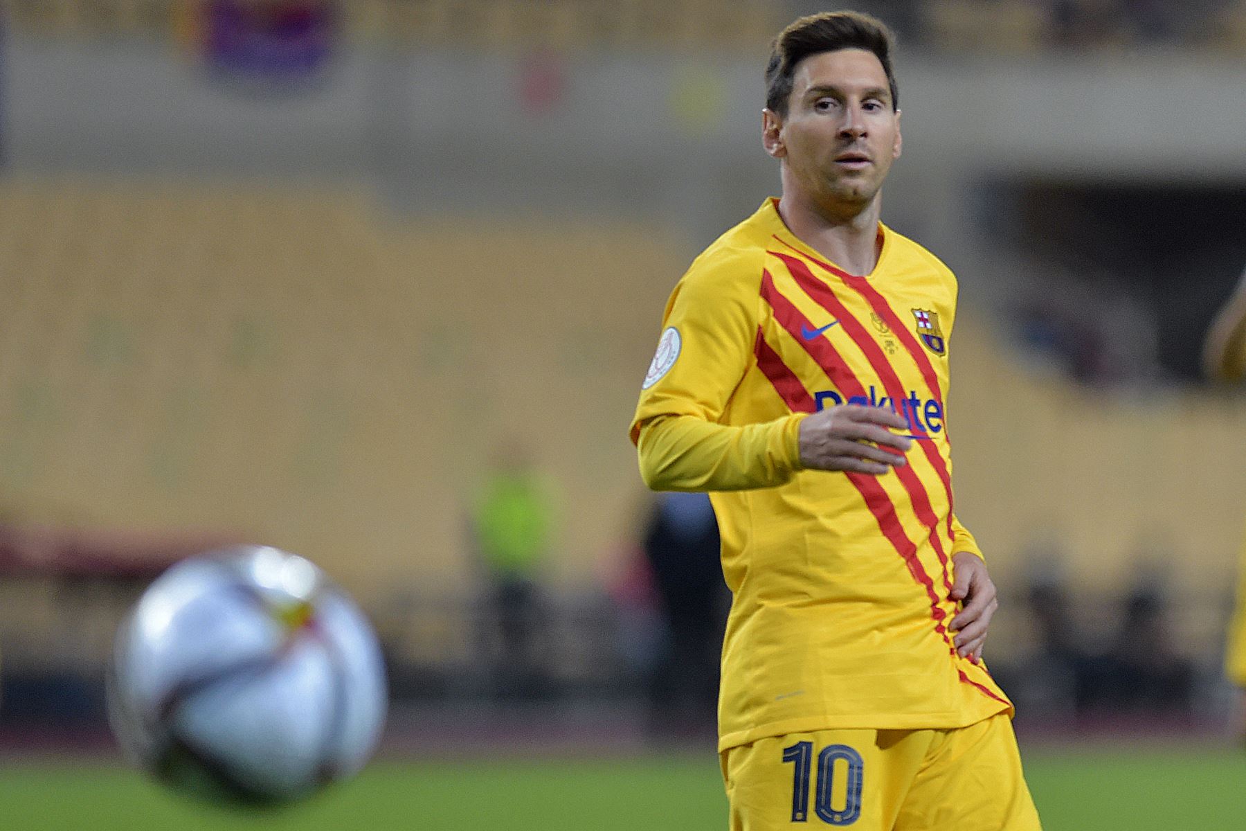 Lionel Messi del Barcelona. Foto: AFP