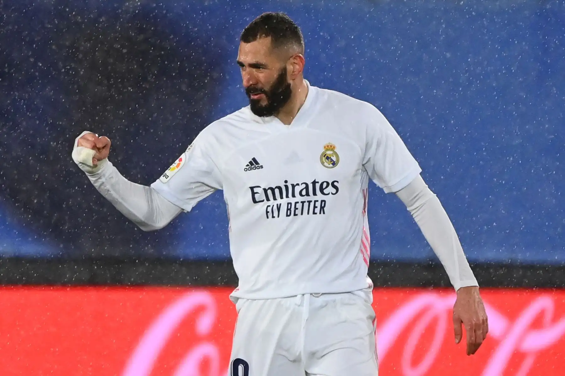 Karim Benzema del Real Madrid. Foto: AFP