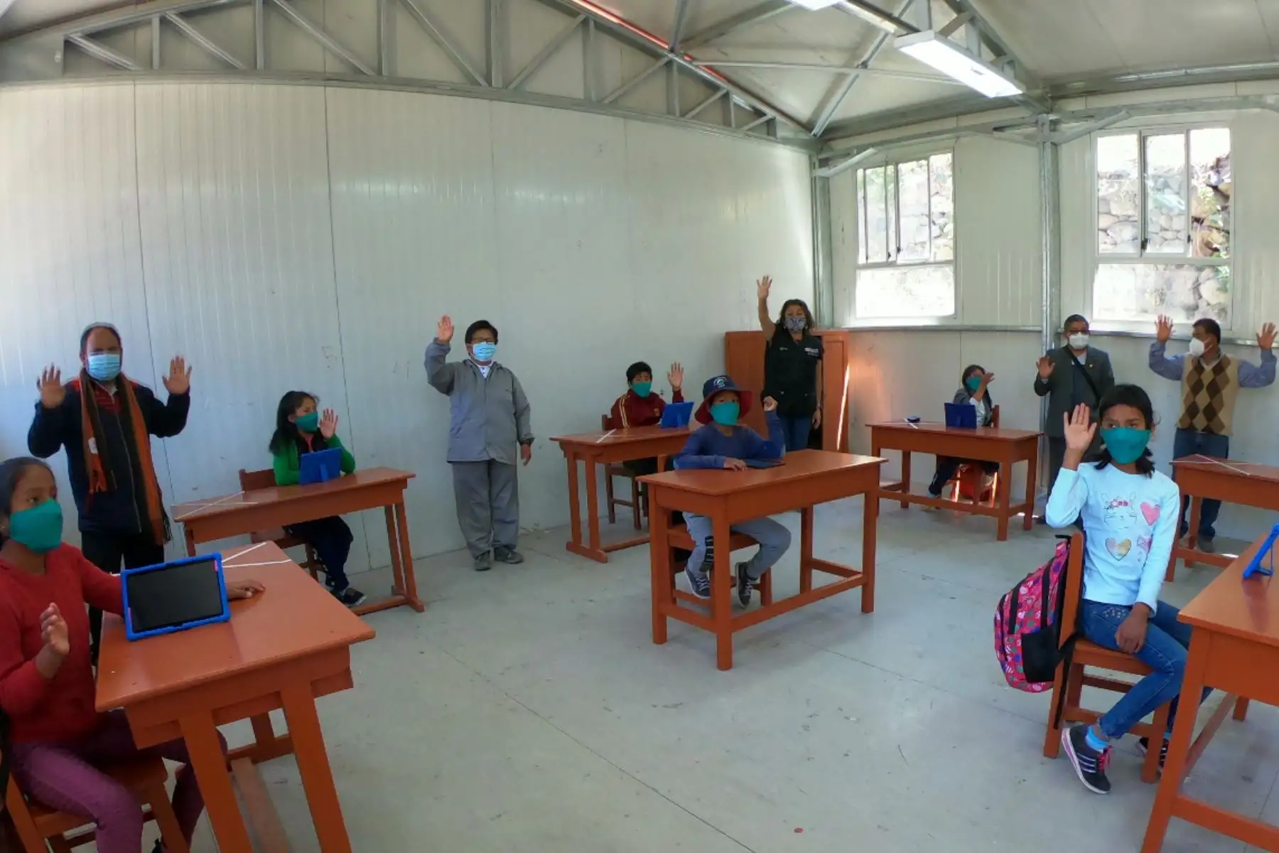 Las instituciones educativas que reanudaron hoy las clases semipresenciales pertenecen a las UGEL de Castilla, La Unión, Caravelí e Islay. Foto: ANDINA/Minedu