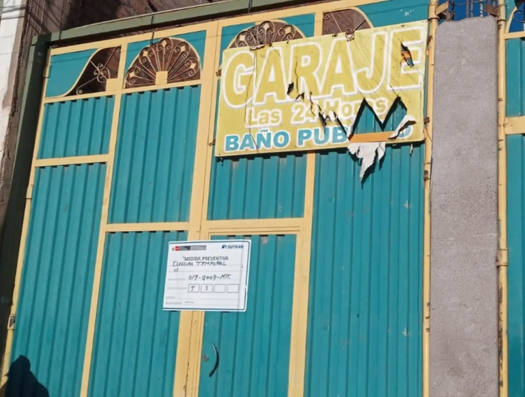Sutran clausura local clandestino en la ciudad de Juliaca, en Puno que servía de paradero de vehículos informales que cubrían rutas en el sur del país.