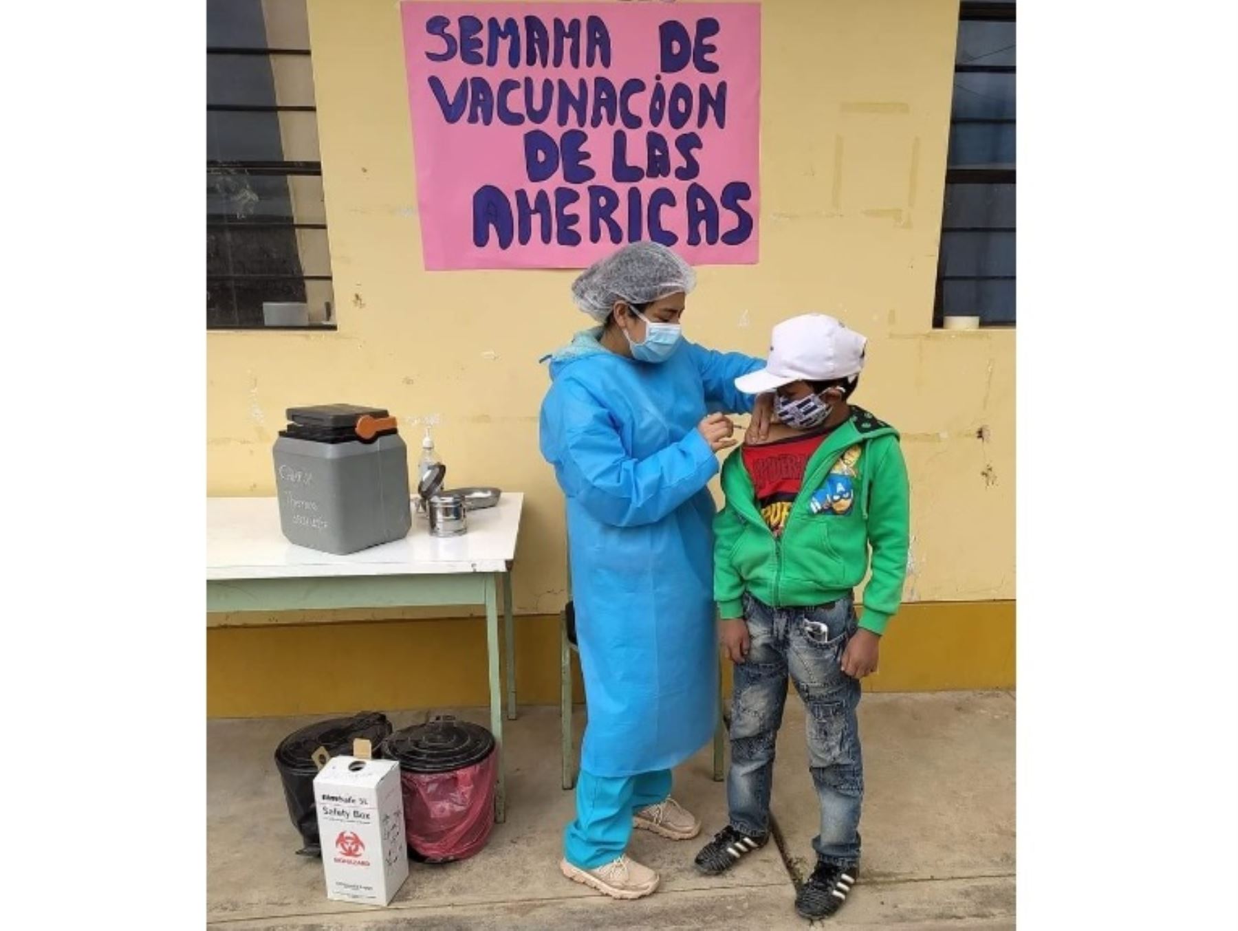 La Libertad inmunizará a más 30,000 personas contra enfermedades no covid-19 durante la Semana de la Vacunación de las Américas. ANDINA/Difusión