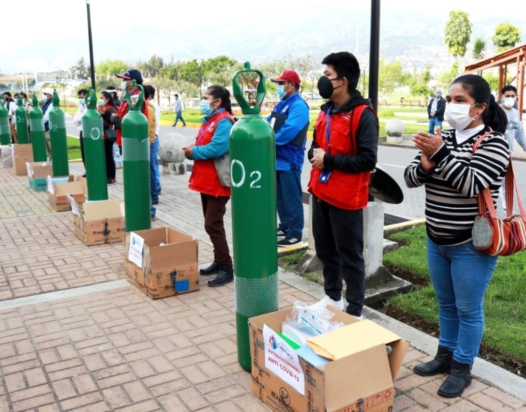 Municipalidad de Cajamarca anuncia que comprará planta de oxígeno para atender creciente demanda de insumo por el aumento de casos covid-19. ANDINA/Difusión