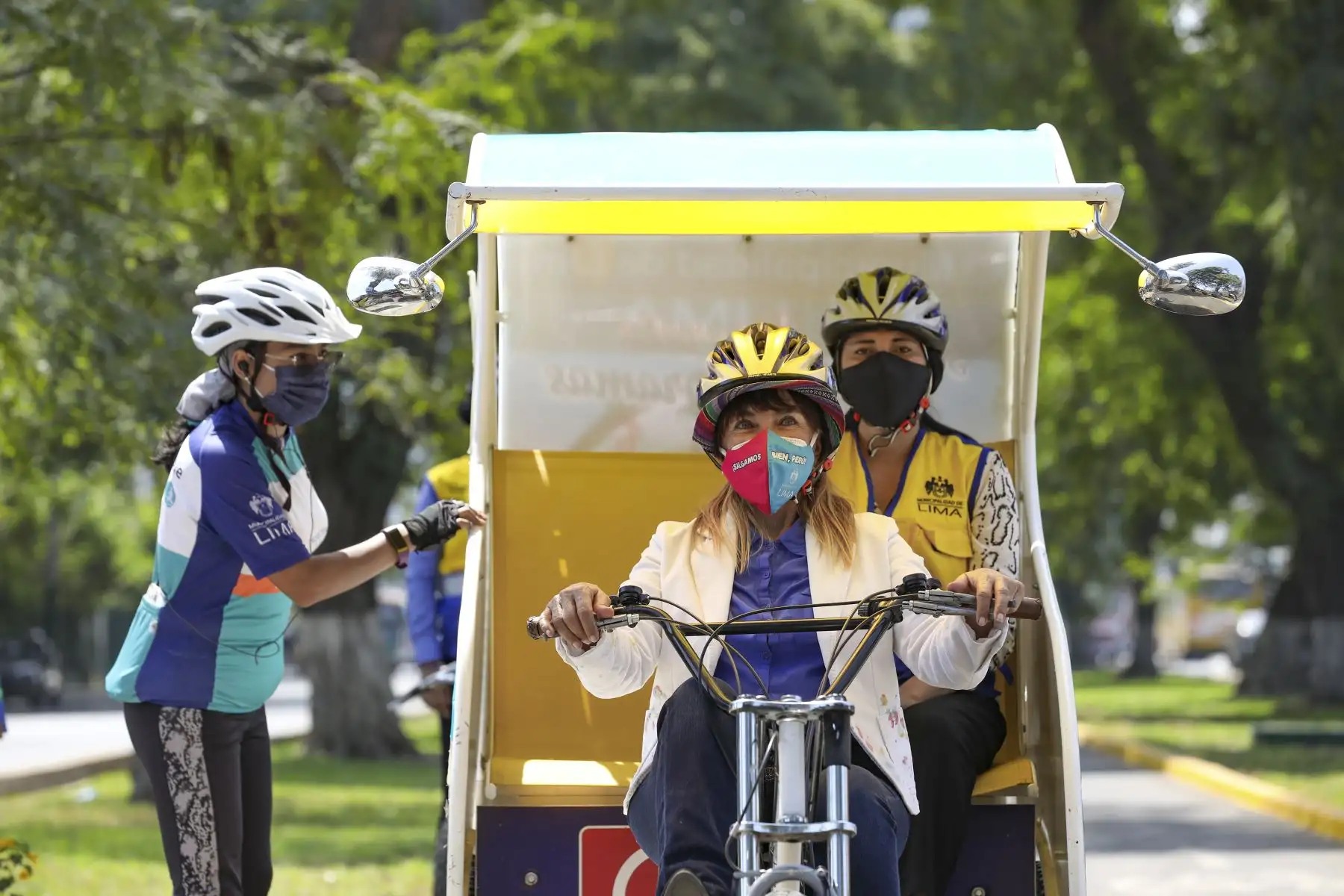 La Municipalidad de Lima presentó totalmente rehabilitada la emblemática ciclovía de la Av. Salaverry, que va desde la Av. 28 de Julio hasta Av. Del Ejército, para beneficio de los usuarios del transporte no motorizado. Foto: ANDINA/Municipalidad de Lima