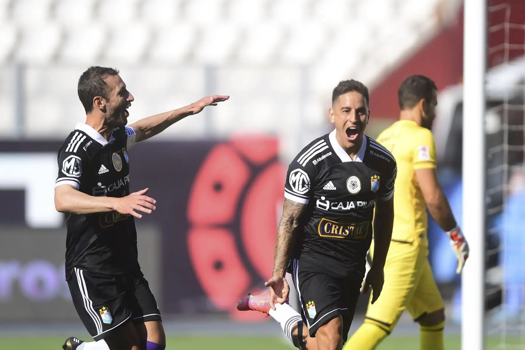 Sporting Cristal gana 1 a 0 a Universitario de Deportes en el Estadio Nacional por la fecha 5 de la Liga 1 Betsson. Foto: Liga 1