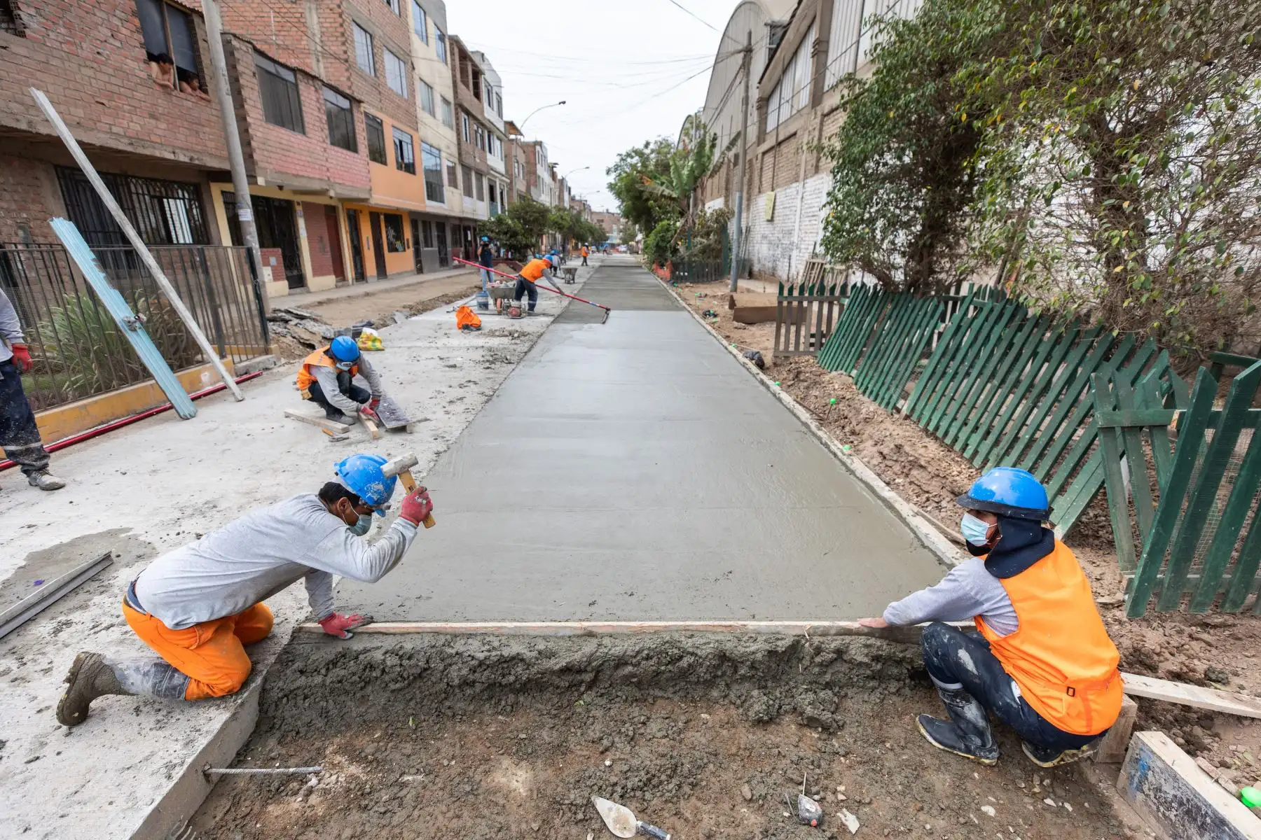 Los trabajos se ejecutan con normalidad a cargo de la municipalidad distrital de Cocharcas (Apurímac). Foto: ANDINA/Difusión