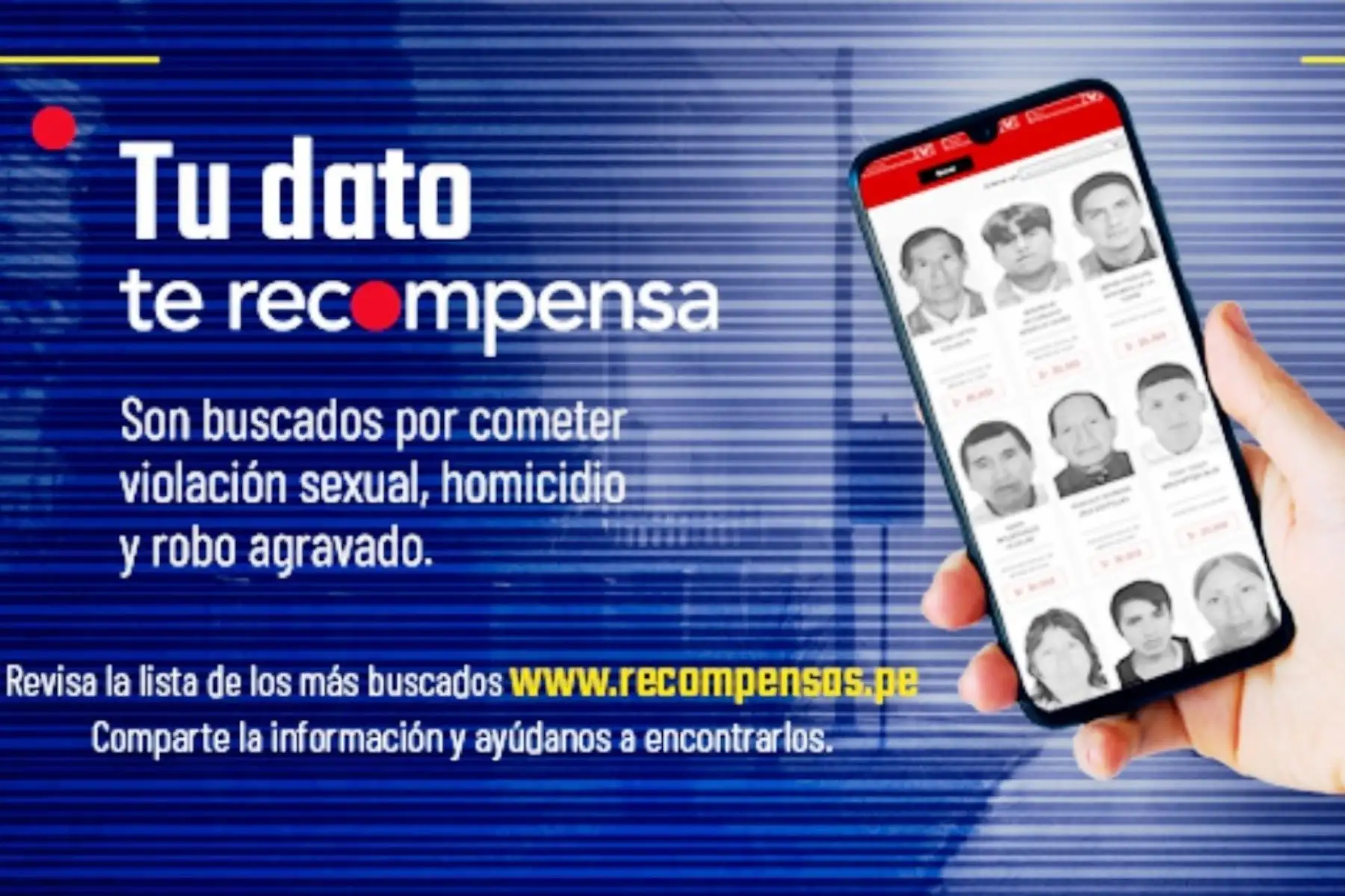 Mininter: Programa de Recompensas garantiza confidencialidad y anonimato. Foto: ANDINA/difusión.