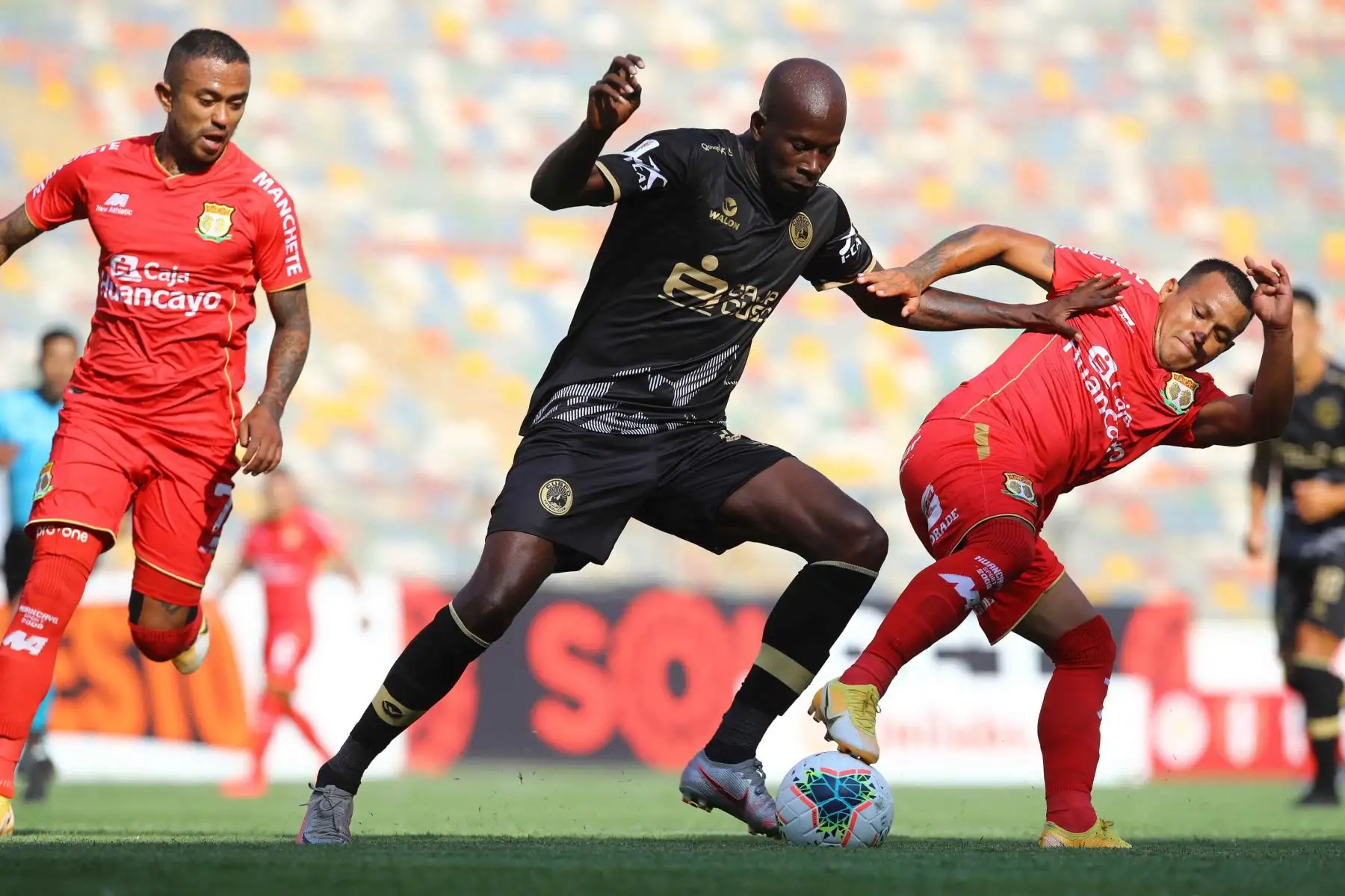 Sport Huancayo se enfrenta a Cusco FC por la quinta fecha de la Liga 1, en el Estadio Monumental. Foto: Liga 1