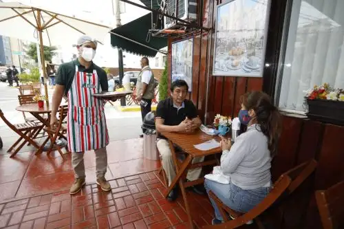 Consumo en restaurantes. ANDINA/Difusión