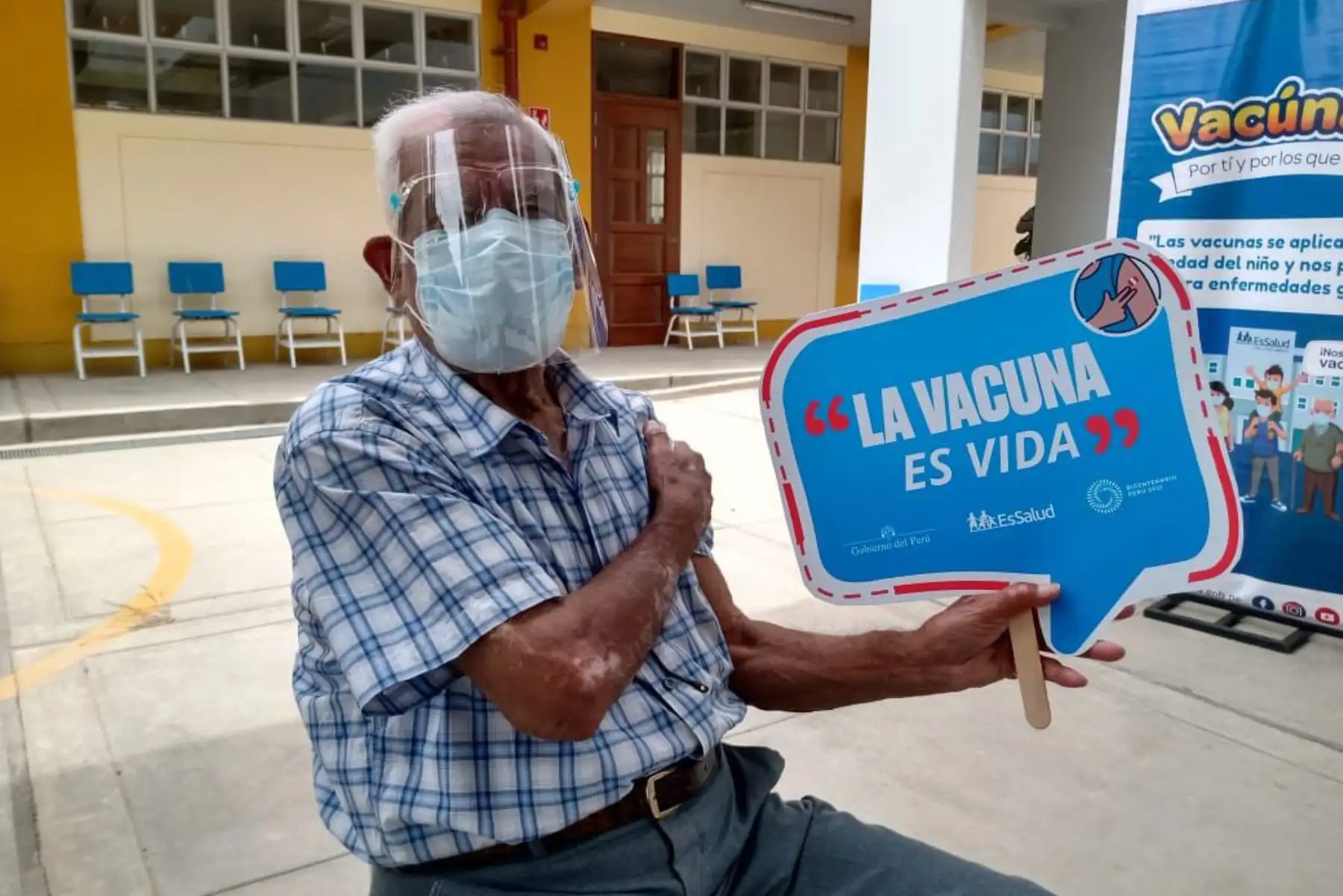En lo que va de la campaña de vacunación contra el covid-19 en la región Lambayeque, suman 111,000 las personas que han recibido las dos dosis del antígeno viral, informó la Gerencia Regional de Salud de Lambayeque. Foto: ANDINA/difusión.