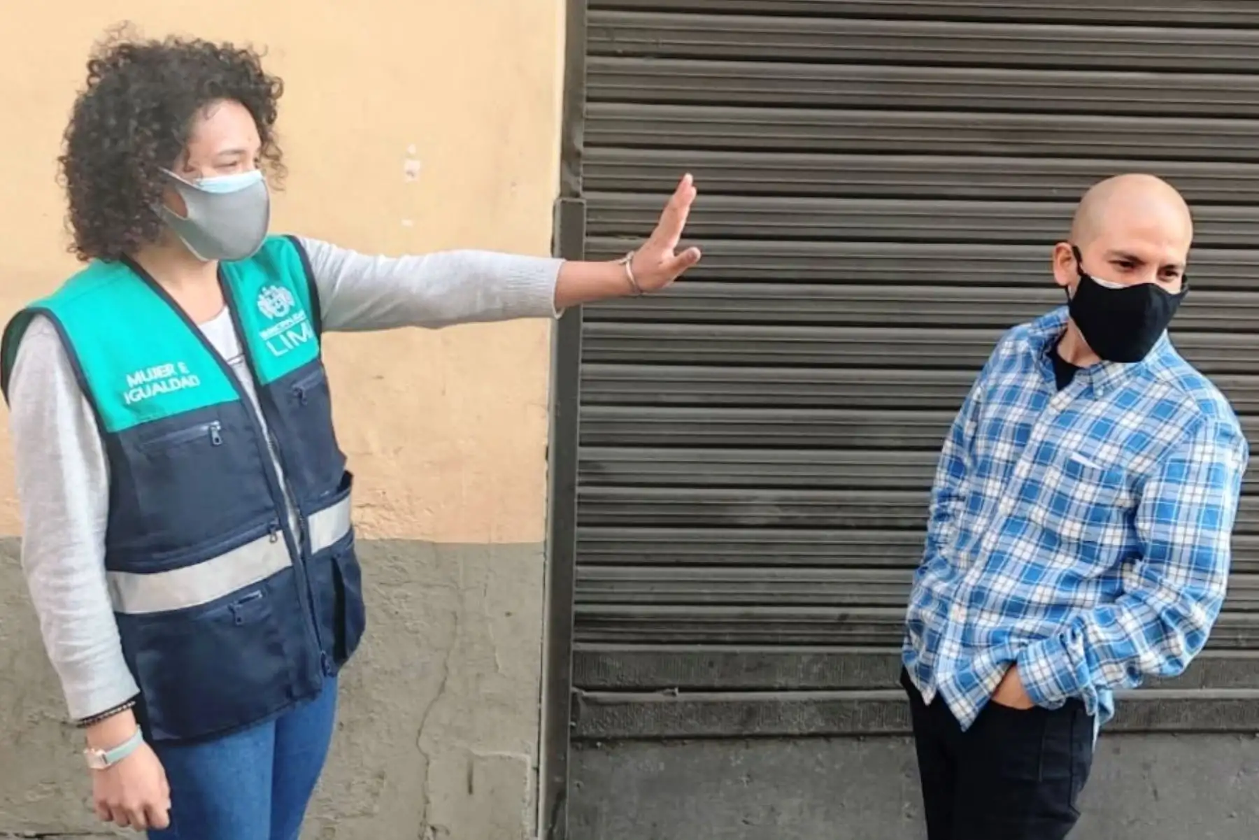 Bajo el lema “No estás sola, actuemos ahora”, la Municipalidad de Lima lanzó campaña contra ell acoso sexual en espacios públicos. ANDINA/ Municipalidad de Lima