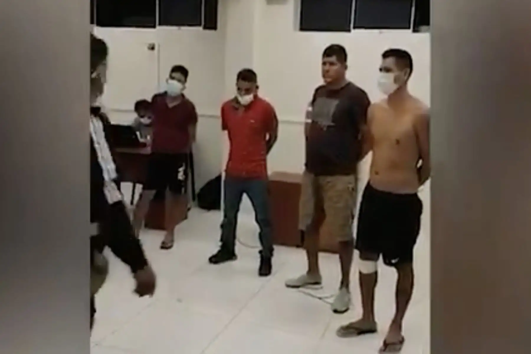 En un operativo conjunto ejecutado en el Vraem, el Ministerio Público y Policía Nacional capturan a 10 presuntos narcotraficantes. ANDINA/Difusión