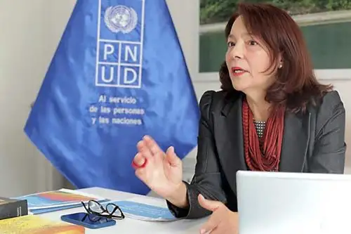 María del Carmen Sacasa, representante del PNUD en el Perú.