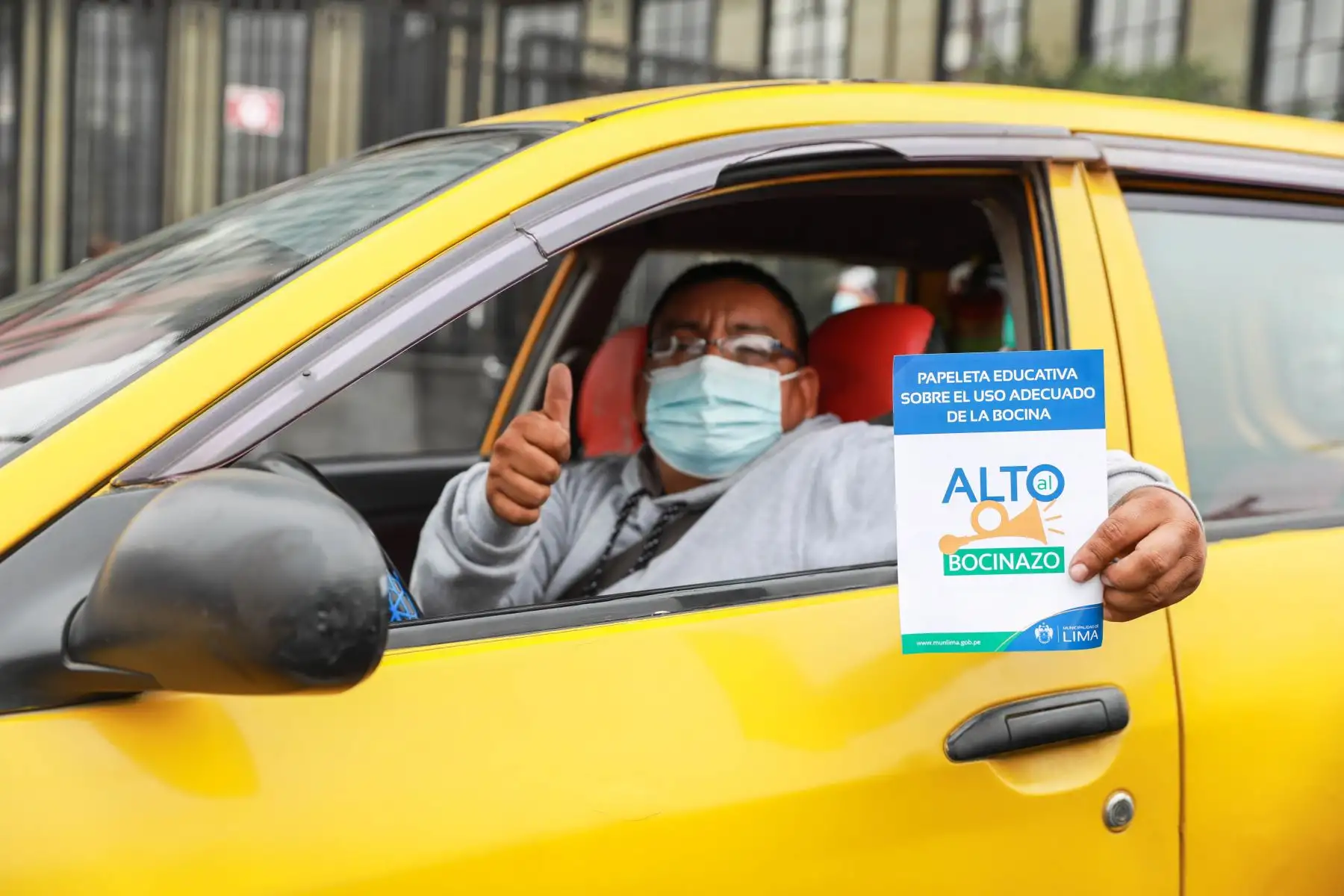 Campaña interdistrital “Alto al Bocinazo liderada por la Municipalidad de Lima busca reducir la contaminación sonora en la ciudad. Foto: Municipalidad de Lima