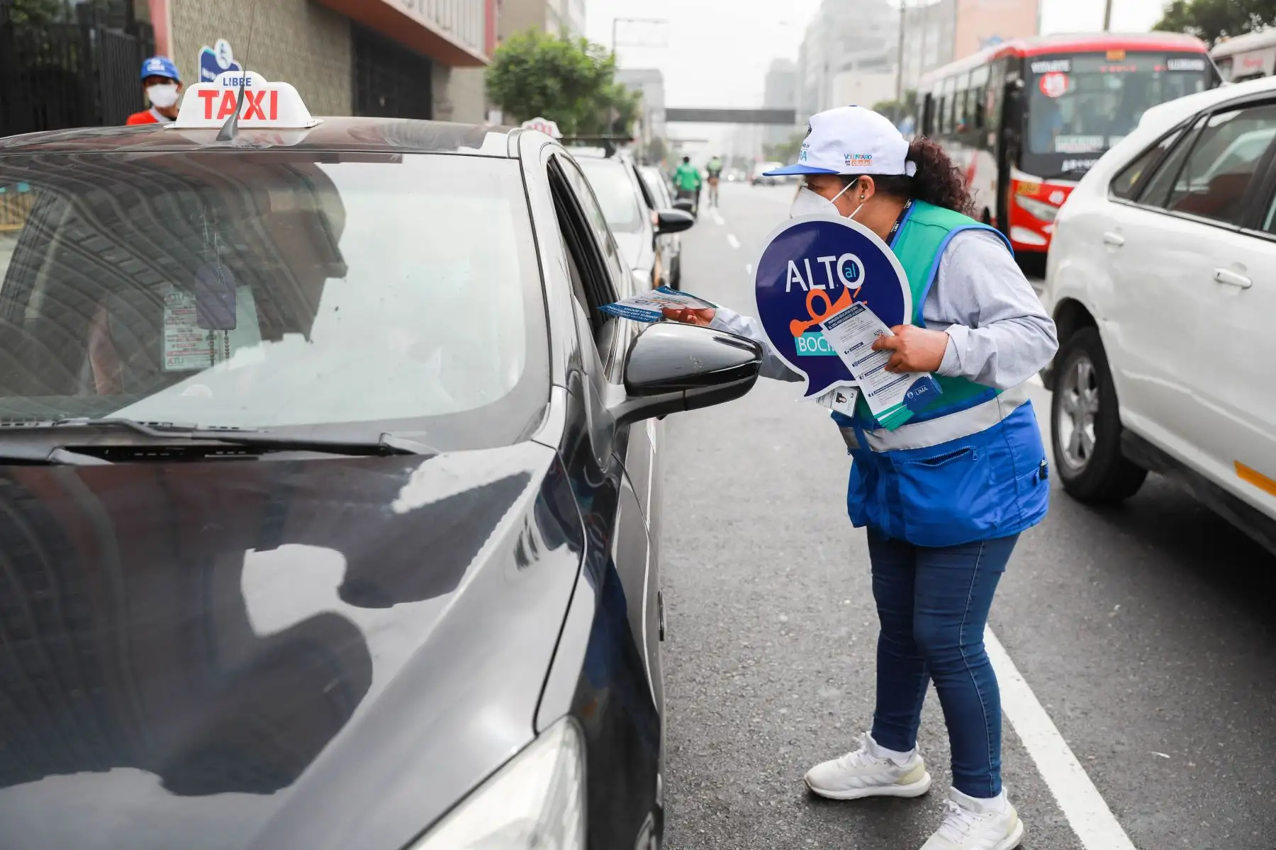 Campaña interdistrital “Alto al Bocinazo liderada por la Municipalidad de Lima busca reducir la contaminación sonora en la ciudad. Foto: Municipalidad de Lima