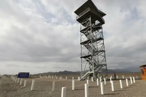 La torre mirador de la pampa de Nasca se encuentra en el kilómetro 424 de la carretera Panamericana Sur, en el distrito de Ingenio. Foto: ANDINA/Mincul