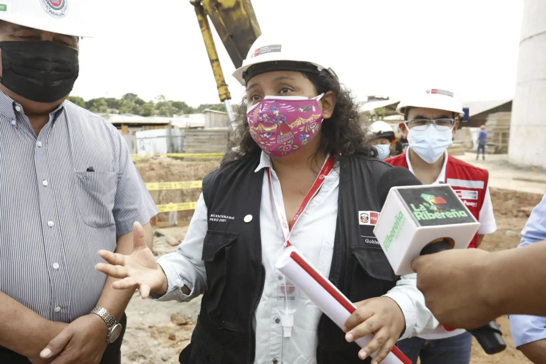 Ministra de Vivienda, Construcción y Saneamiento, Solangel Fernández. Foto: ANDINA.