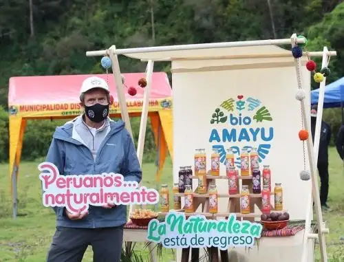 Con la presencia del presidente de la República, Francisco Sagasti, se firmó un acuerdo para impulsar la produccion sostenible de aguaymanto en el Parque Nacional del Manu. en Cusco, informó el Ministerio del Ambiente. ANDINA/Difusión