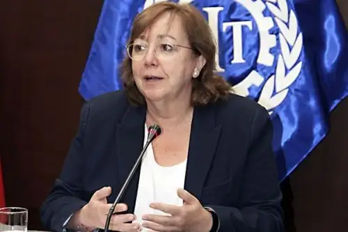 Elena Montobbio, directora adjunta de la Organización Internacional del Trabajo (OIT) para los países andinos. Foto: ANDINA/Difusión
