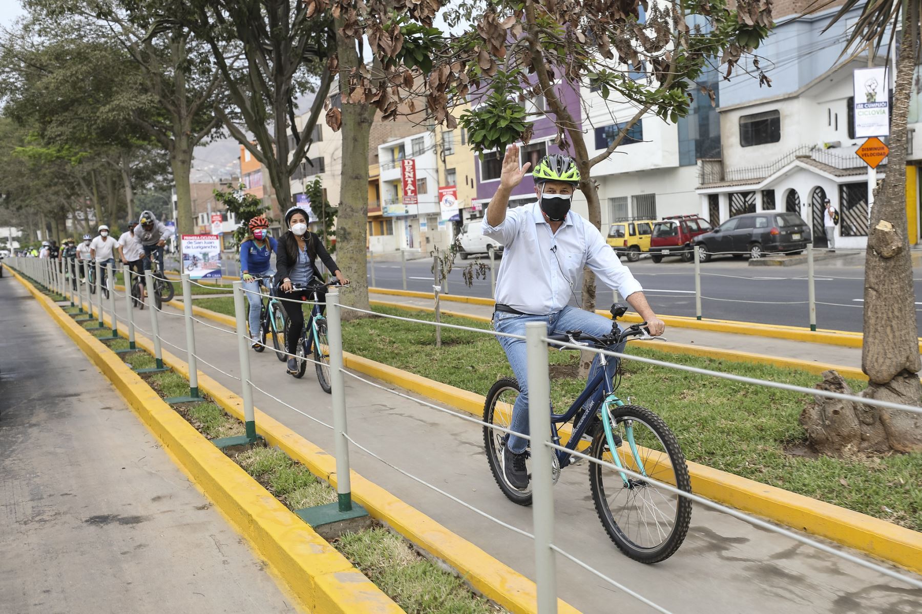 En los próximos días se inaugurará moderna ciclovía en Los Olivos, que interconectará Lima norte con otros distritos de la capital. Foto; MML