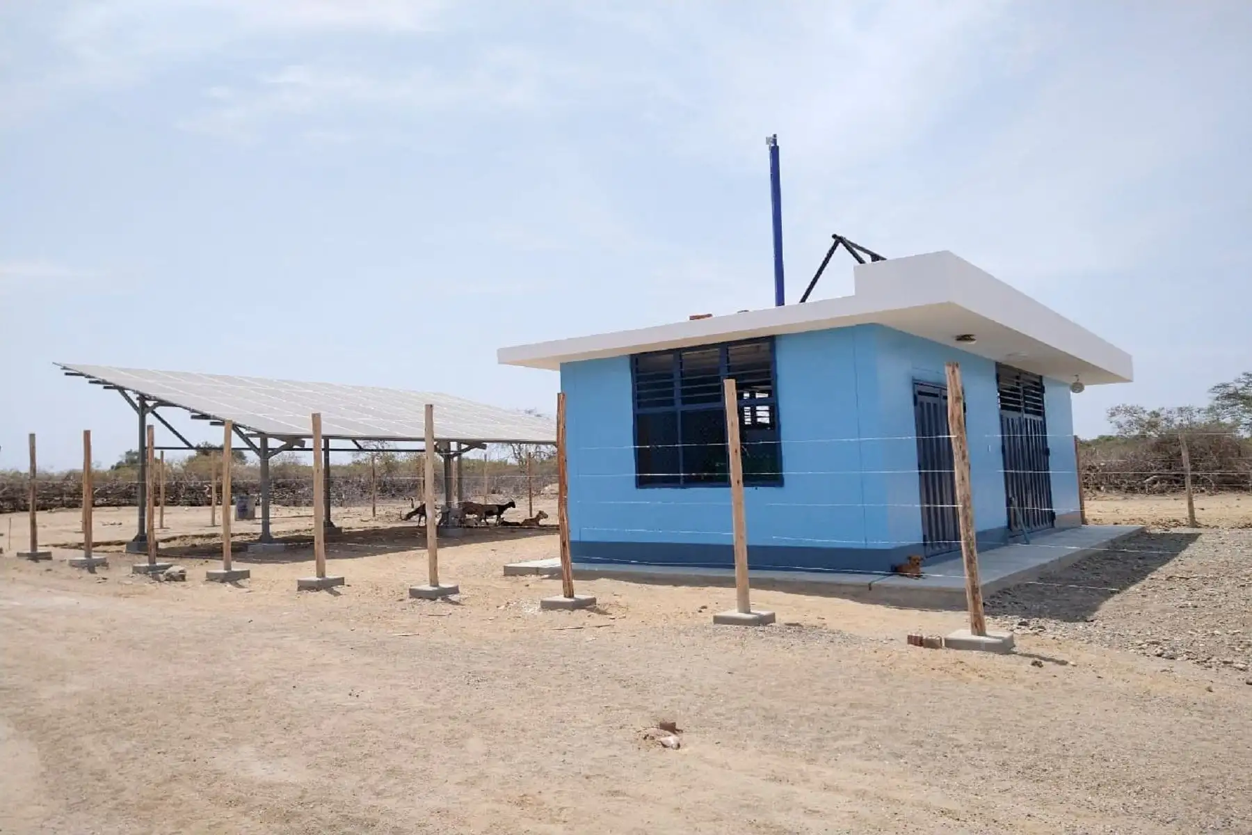 Piura: Ministerio de Vivienda entrega obra de agua potable que opera con paneles solares. Foto: Difusión