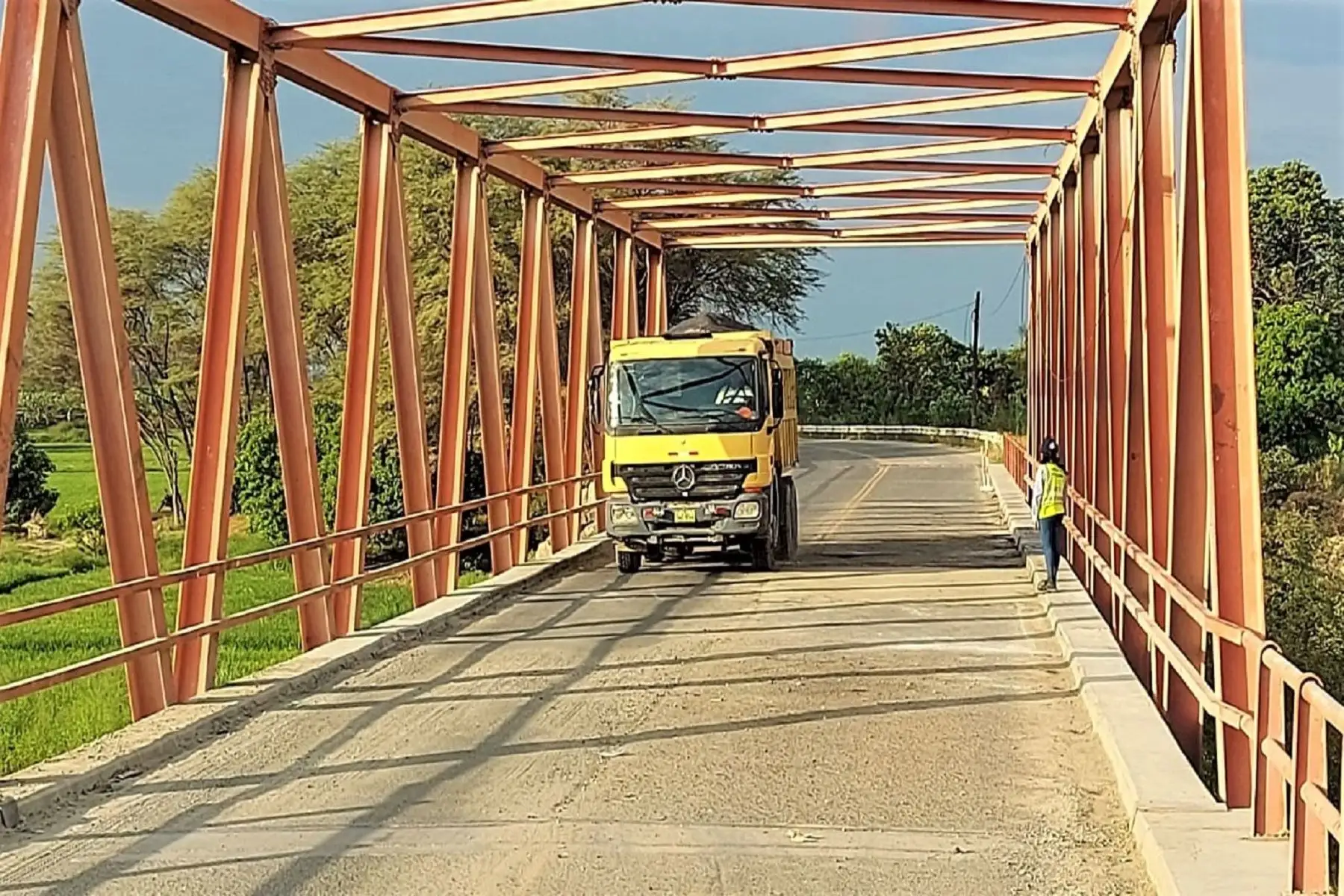 Piura: MTC culminó trabajos de reparación realizados en el puente Margarita. Foto: Difusión