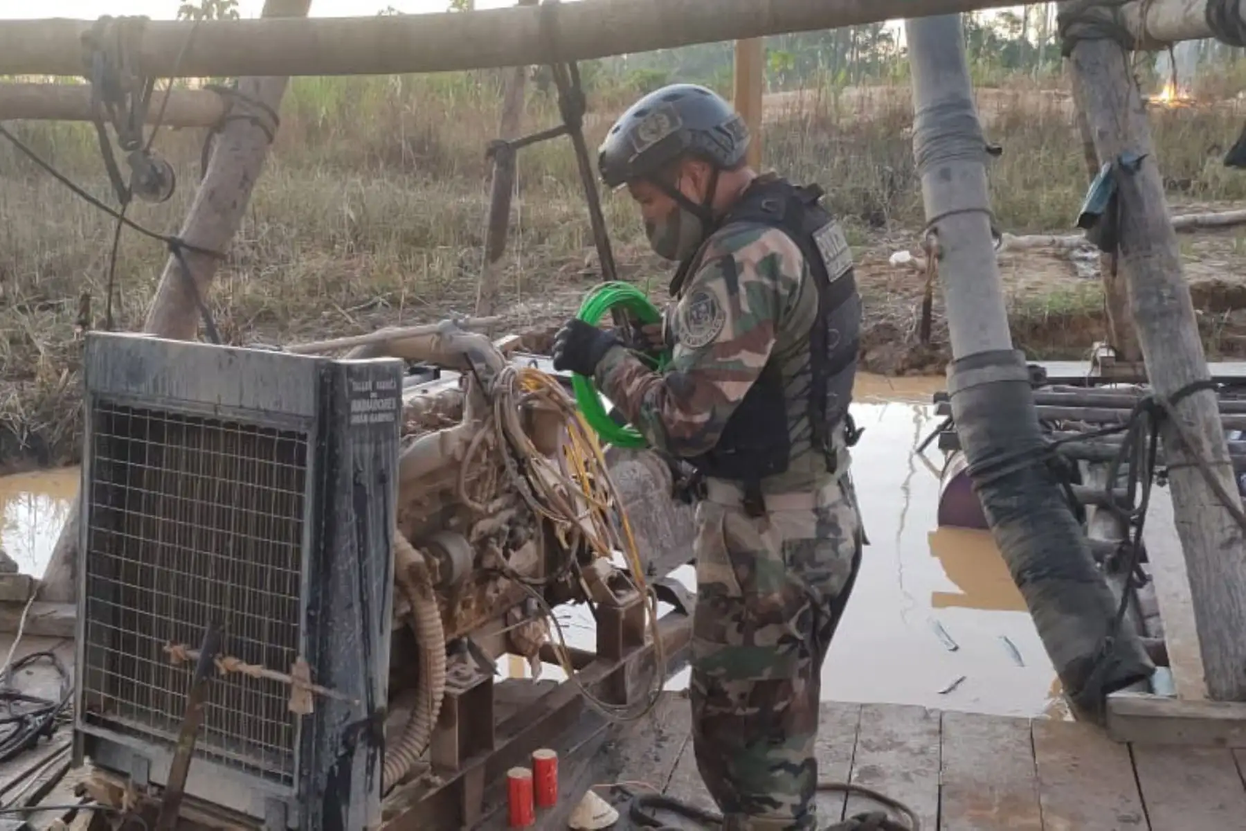 Gobierno prorroga el estado de emergencia en seis distritos de Madre de Dios para continuar lucha contra la minería ilegal. ANDINA/Difusión