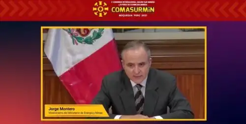 Viceministro de Minas, Jorge Luis Montero.