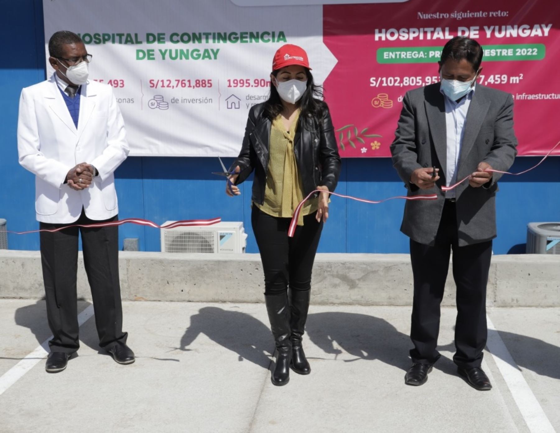 La Autoridad para la Reconstrucción con Cambios inauguró el Hospital de Contingencia de Yungay que brindará atención a más de 55,000 pobladores de esa provincia de Áncash. ANDINA/Difusión