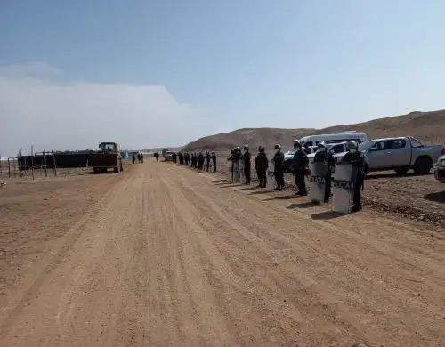 Autoridades de La Libertad retiraron a los invasores que habían ocupado terrenos del complejo arqueológico El Brujo, ubicado en la provincia de Ascope.