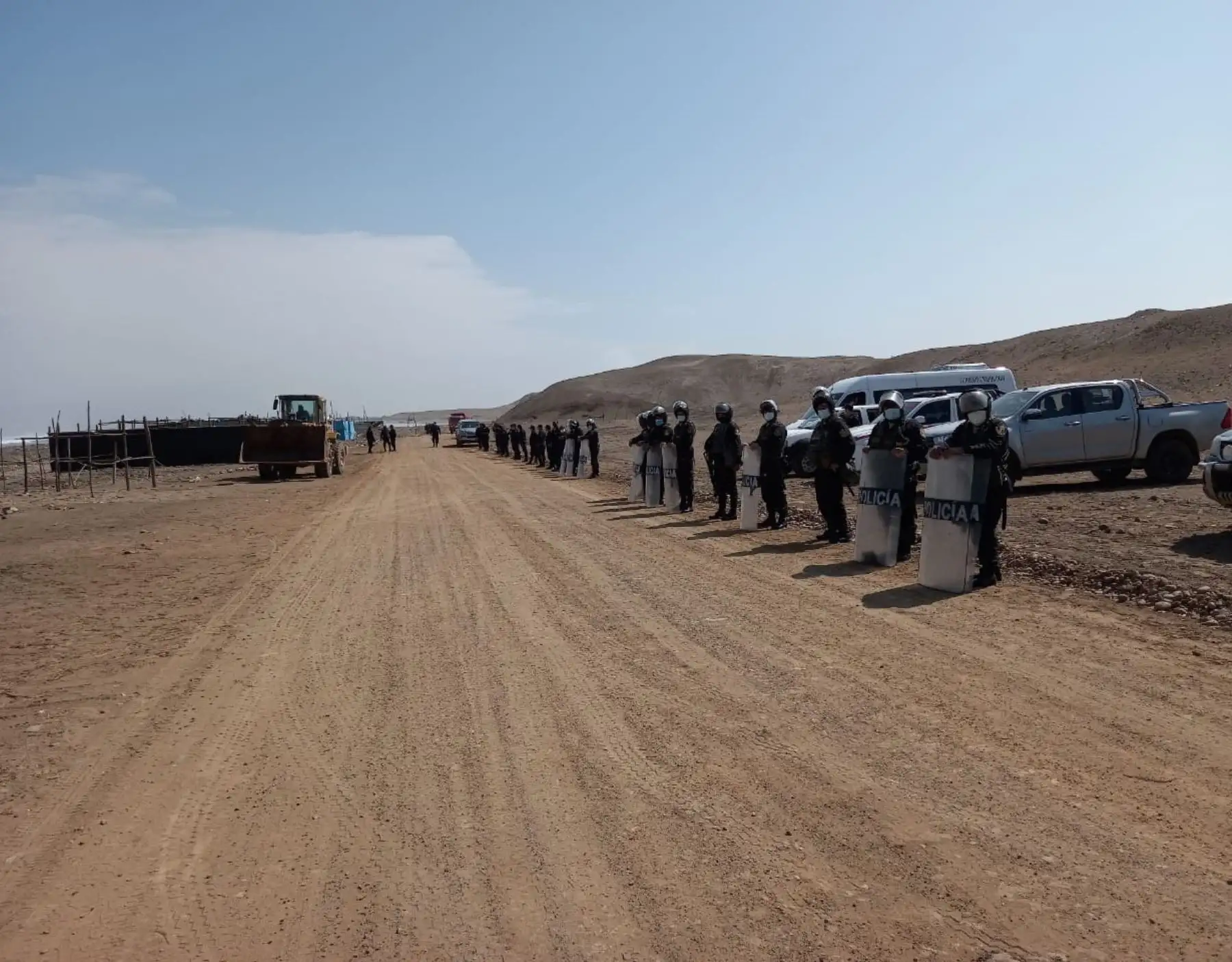 Autoridades de La Libertad retiraron a los invasores que habían ocupado terrenos del complejo arqueológico El Brujo, ubicado en la provincia de Ascope.
