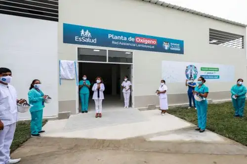 Nueva planta de oxígeno en el hospital de Tumán, región Lambayeque. Foto: ANDINA/Difusión