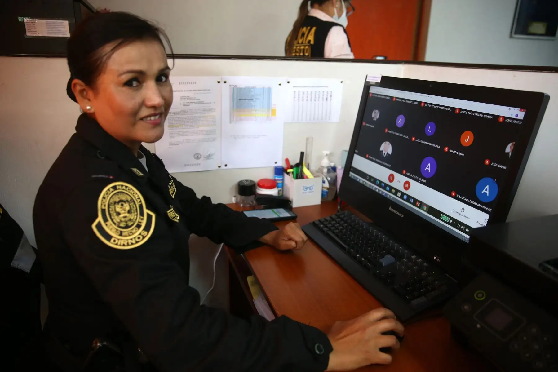 Rosa Maria Pretell, psicóloga técnica segunda del Centro Policial del Rimac.
Foto:ANDINA/ Vidal Tarqui