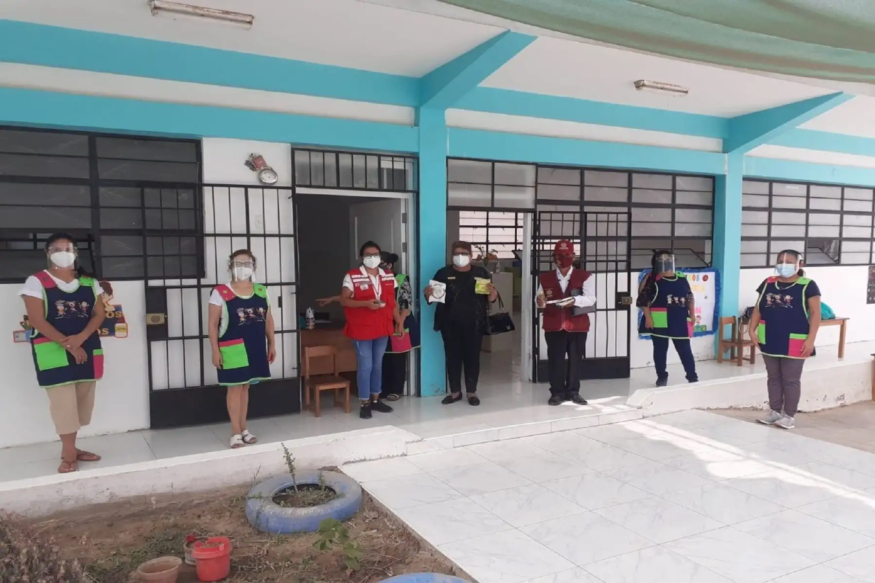 Lambayeque: Subprefectos distritales supervisan entrega de alimentos de Qali Warma. Foto: Difusión