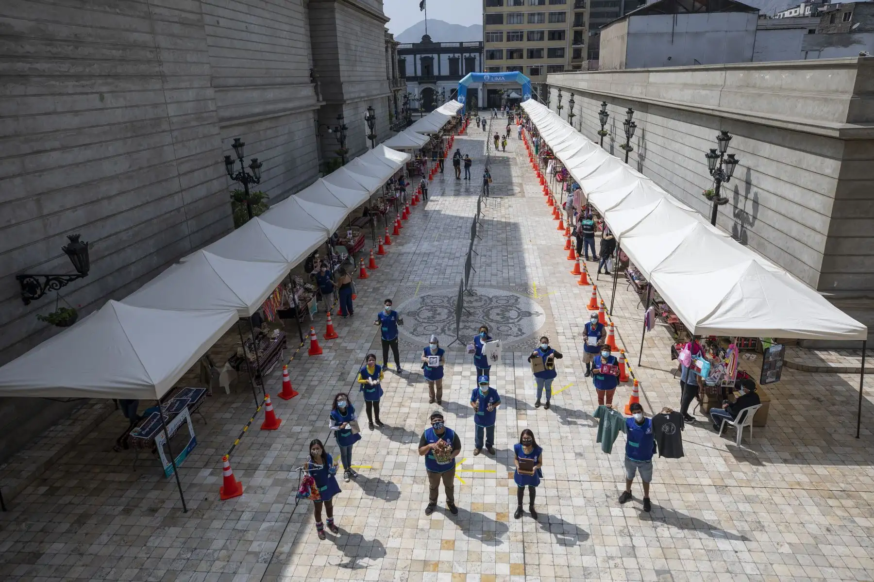 La Municipalidad de Lima  organizo la feria en apoyo a las madres emprendedoras de  productos, gastronómicos, textiles, artesanías y manualidades. en el Circuito Mágico del Agua del Parque de la Reserva. Foto: ANDINA// MLM