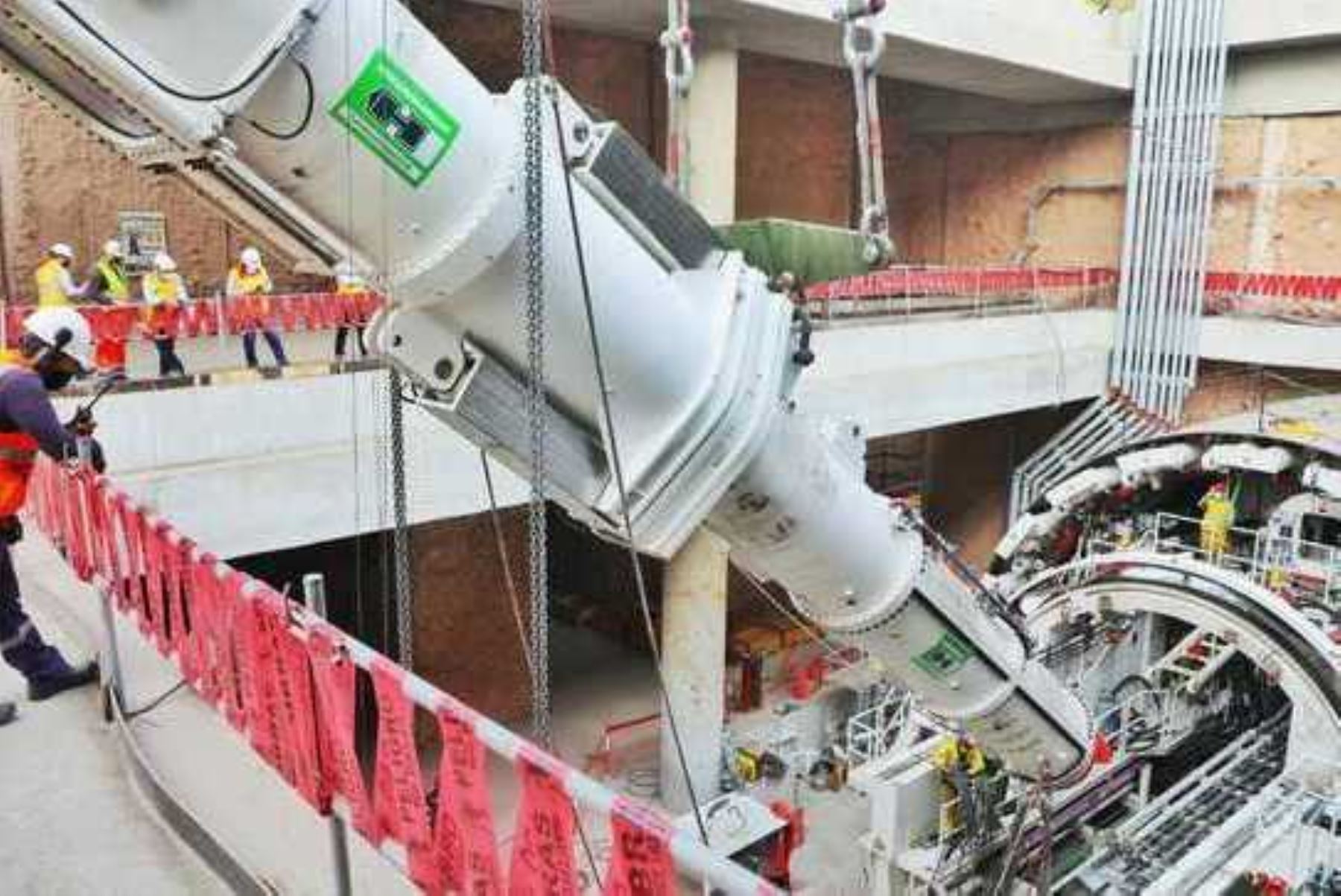 Metro de Lima: conoce cómo funciona la gigantesca tuneladora. Foto: ANDINA/Difusión.