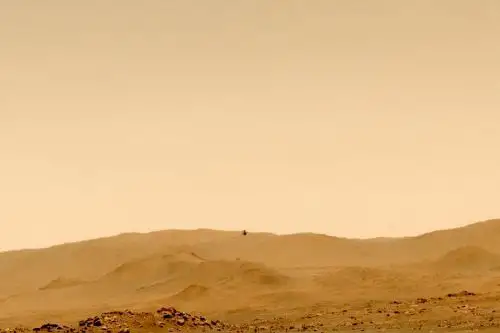 El helicóptero Ingenuity Mars completó vuelo y aterrizó de forma exitosa, informó la NASA. Foto: NASA